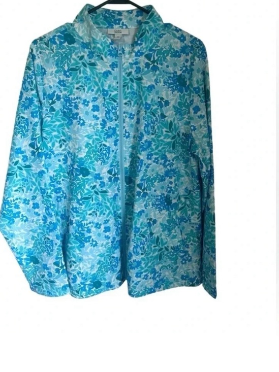 croft & barrow Jackets & Blazers - Croft & Barrow Women's Classic Comfort Collection Zip Jacket size 8 floral